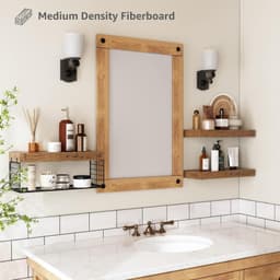 Bathroom Shelves Over Toilet - Farmhouse Style - Thumbnail 4