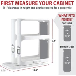 Cabinet Caddy Spice Rack Organizer - Thumbnail 2