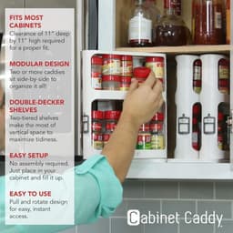 Cabinet Caddy Spice Rack Organizer - Thumbnail 8