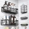 Pine 5-Pack Shower Caddy with Hair Dryer Holder